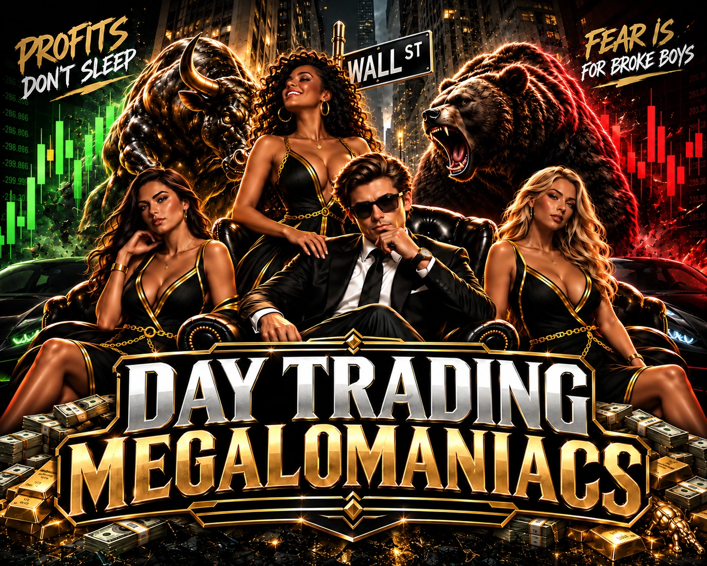 Day Trading Megalomaniacs logo