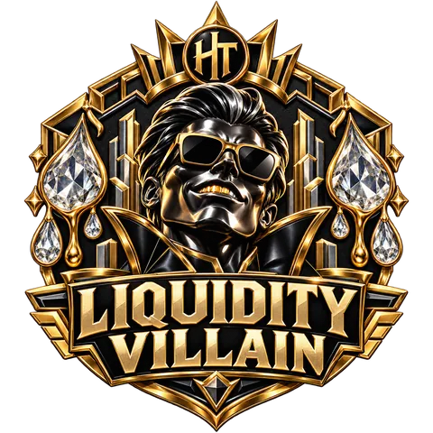 Liquidity Villain collectible rank badge
