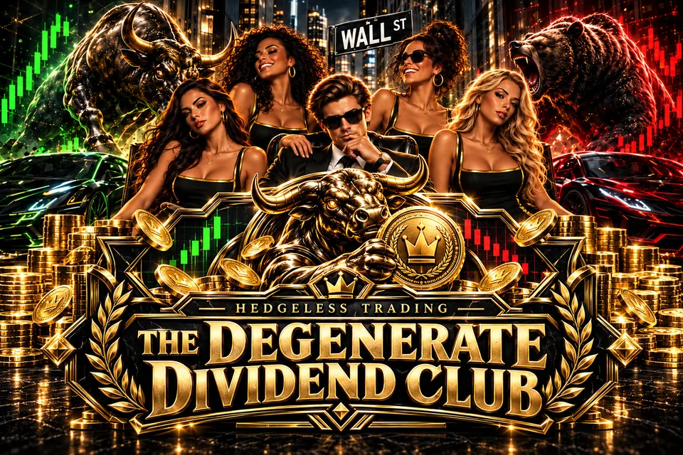 The Degenerate Dividend Club branded club artwork