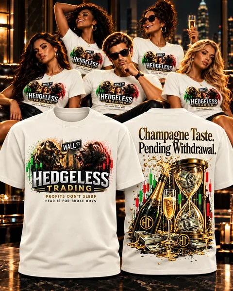 Champagne Taste. Pending Withdrawal. shirt design mockup