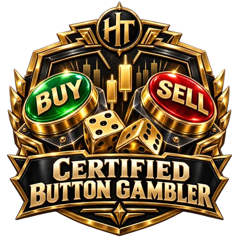 Certified Button Gambler collectible rank badge